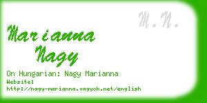 marianna nagy business card